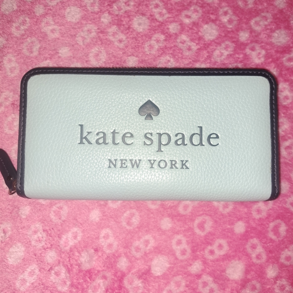 Kate Spade Large Continental Wallet Ella Pebble Leather Long Wallet K7179